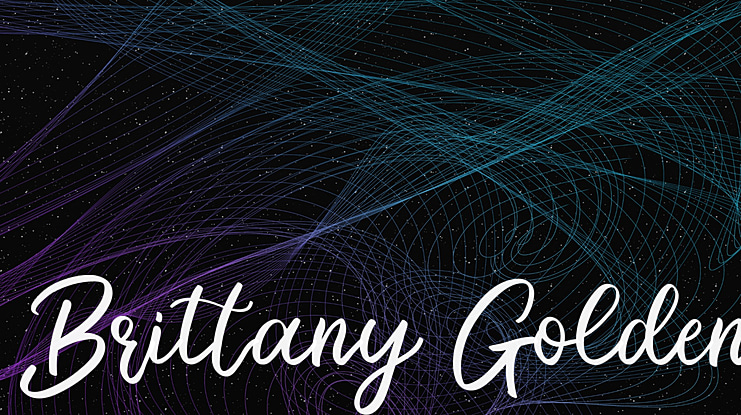 Brittany Golden Font