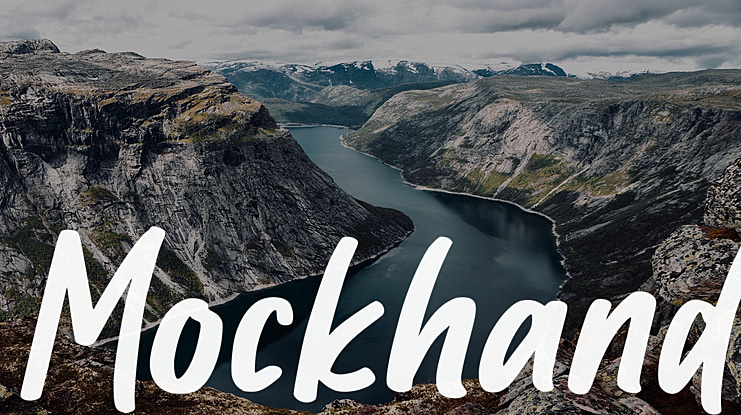 Mockhand Font