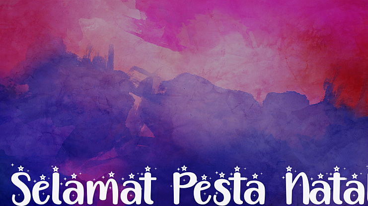Selamat Pesta Natal Font