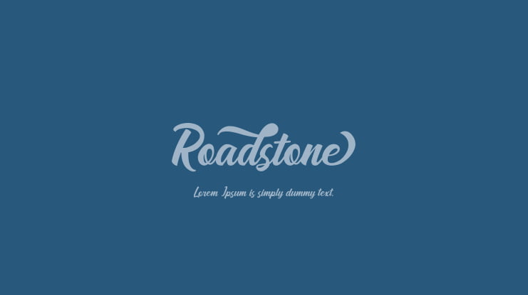 Roadstone Font