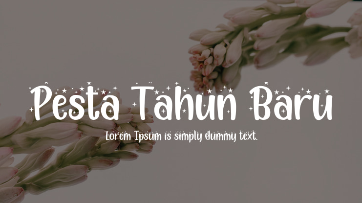 Pesta Tahun Baru Font