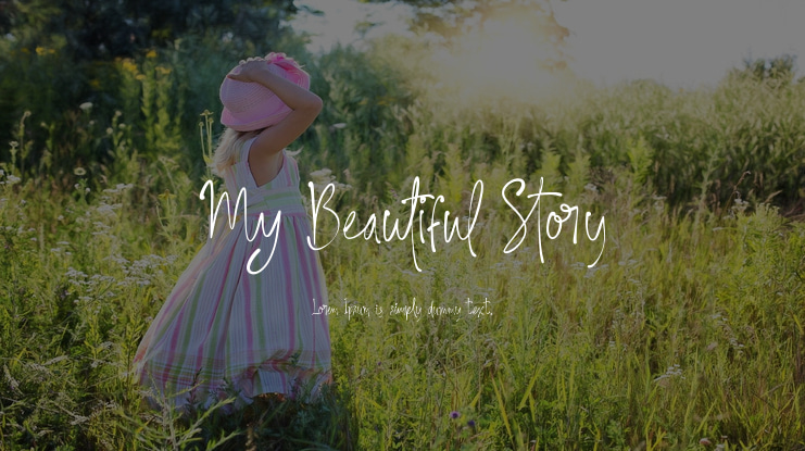 My Beautiful Story Font
