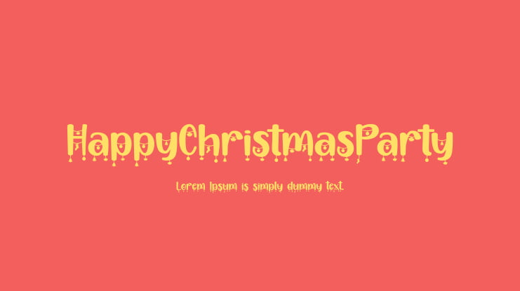HappyChristmasParty Font
