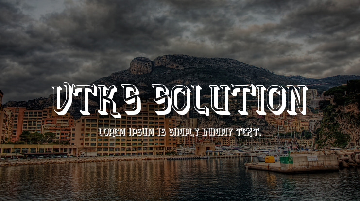 VTKS Solution Font Family