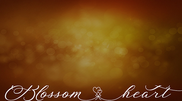 Blossom Heart Font