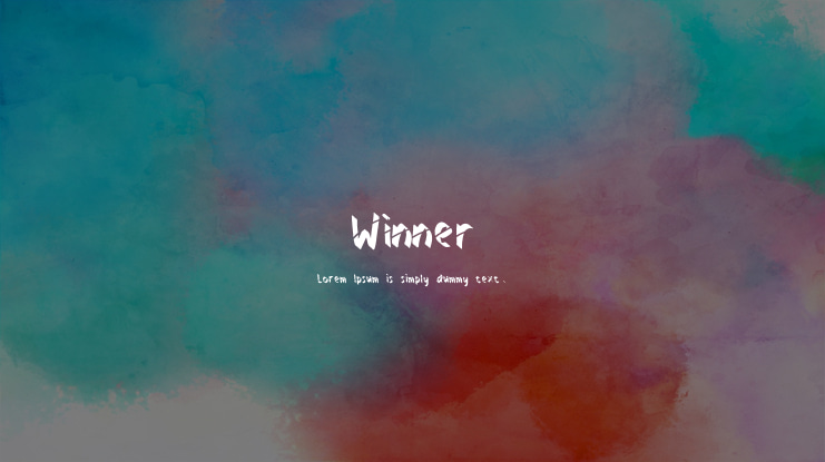 Winner Font