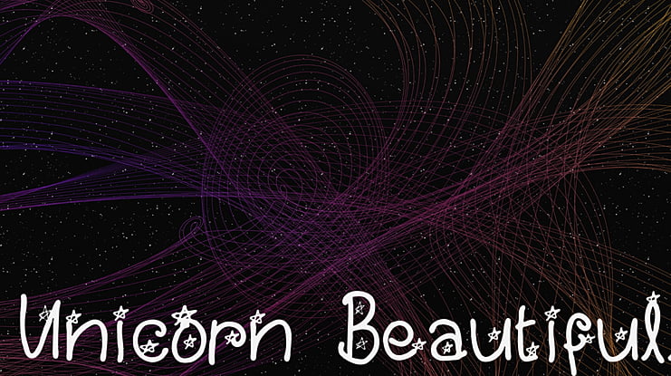 Unicorn Beautifull Font