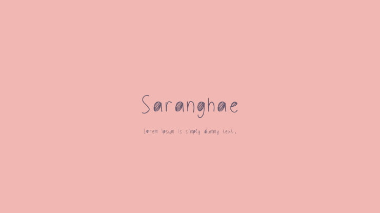 Saranghae Font