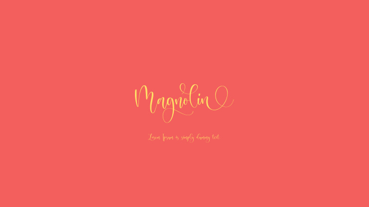 Magnolin Font