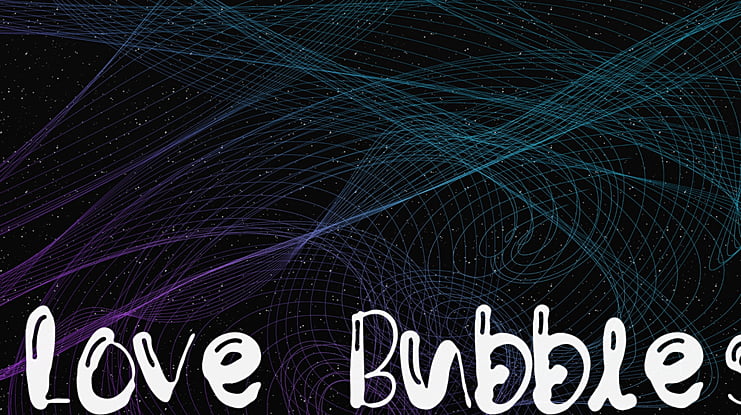 Love Bubbles Font