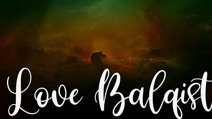 Love Balqist Font