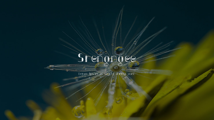Srengngee Font