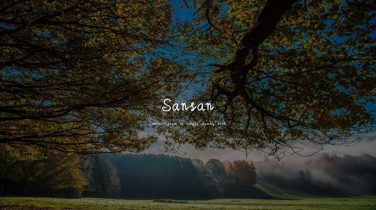 Sansan Font
