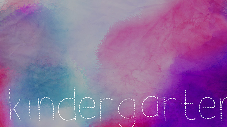 kindergarten Font