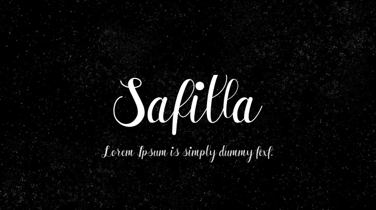 Safilla Font