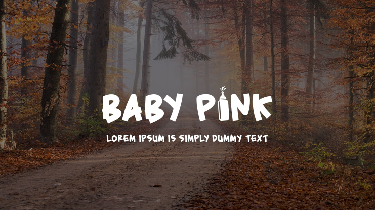 Baby Pink Font