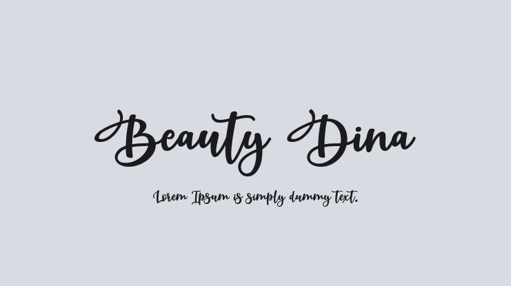 Beauty Dina Font