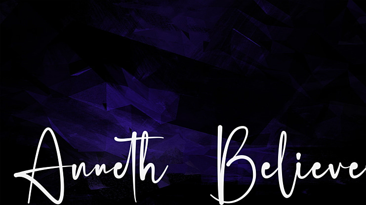 Anneth  Believer Font