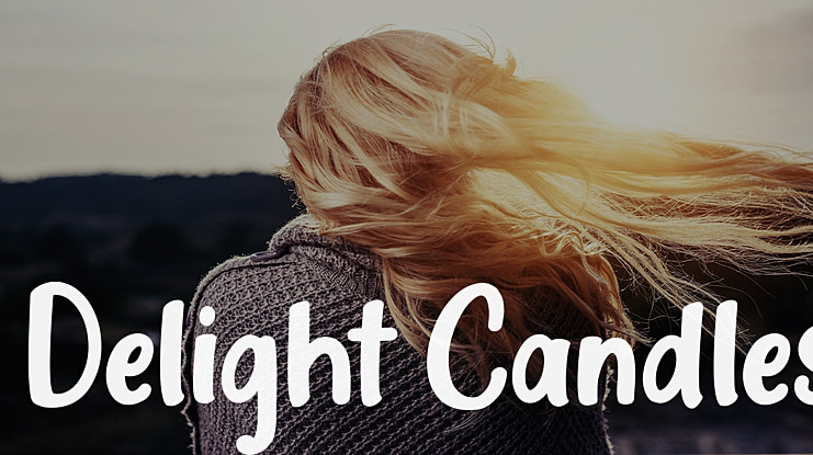 Delight Candles Font