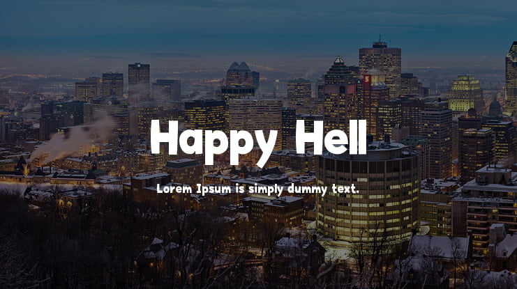Happy Hell Font