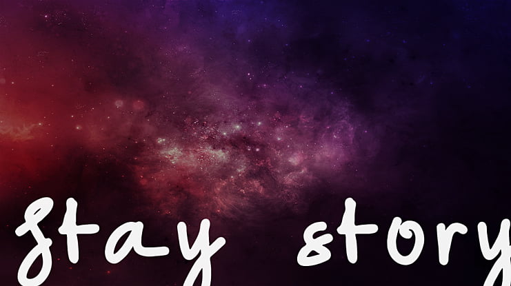 Stay story Font