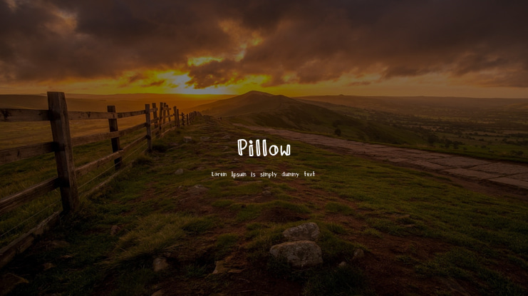 Pillow Font