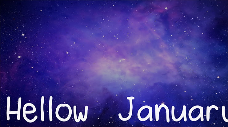 Hellow January Font