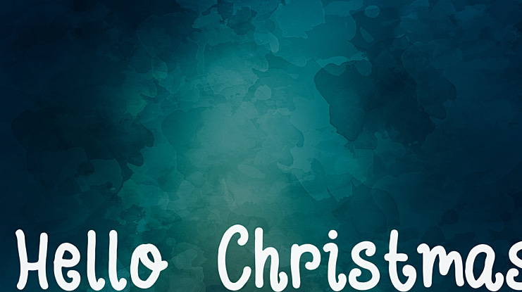 Hello Christmas Font