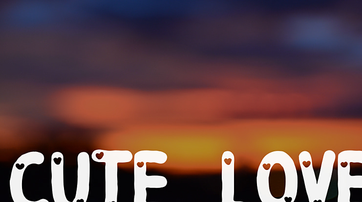 CUTE LOVE Font