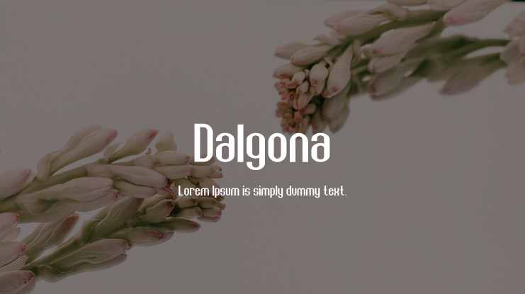 Dalgona Font