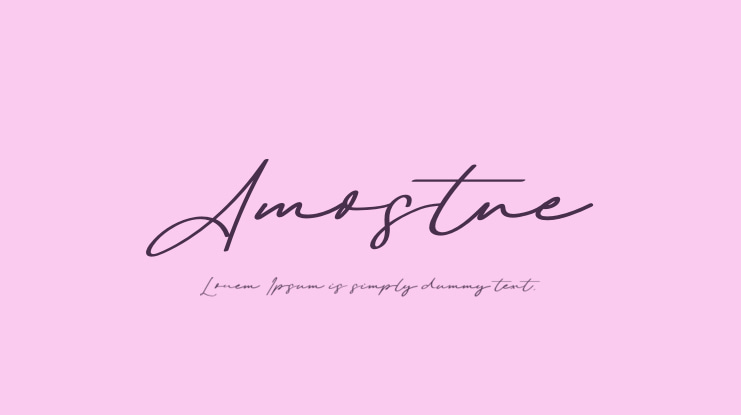 Amostne Font