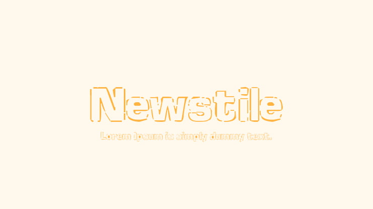 Newstile Font