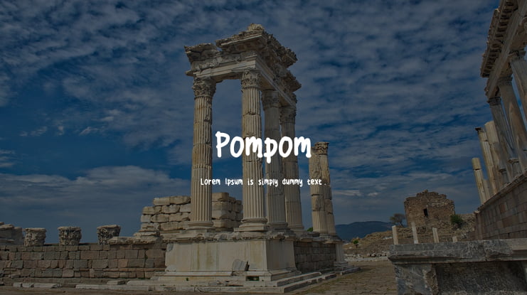 Pompom Font