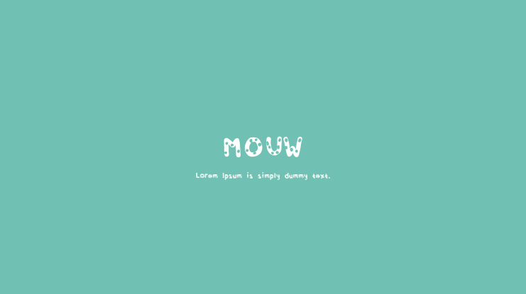MOUW Font
