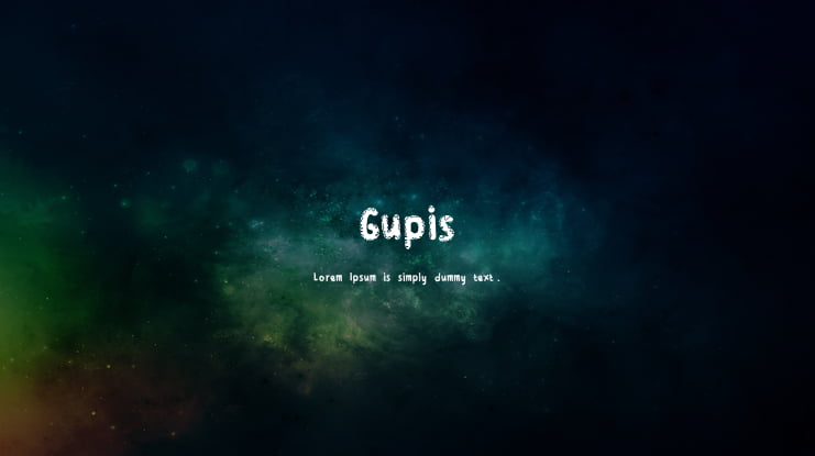 Gupis Font