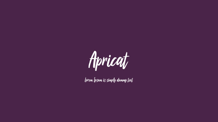 Apricat Font