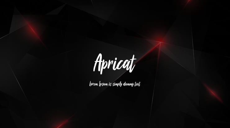 Apricat Font