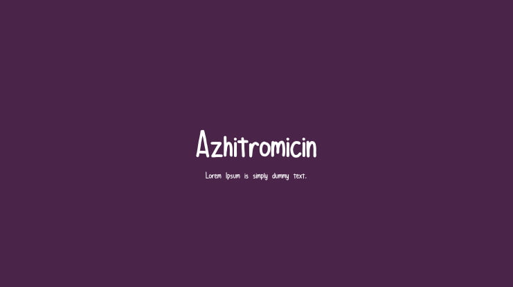 Azhitromicin Font