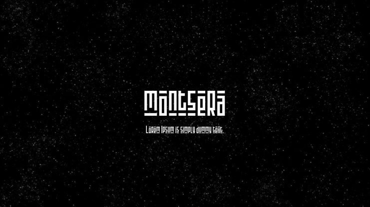 montsera Font