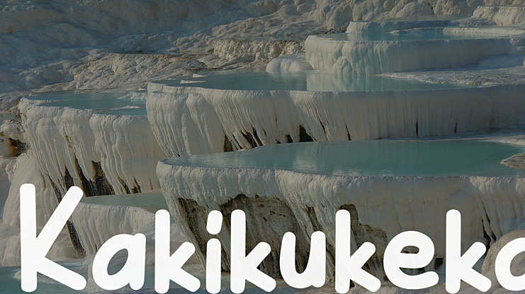 Kakikukeko Font