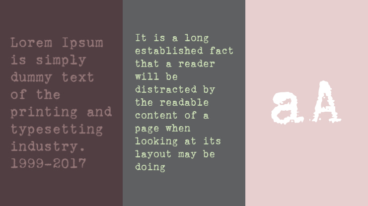 zai Remington Deluxe Typewriter 1938 Font