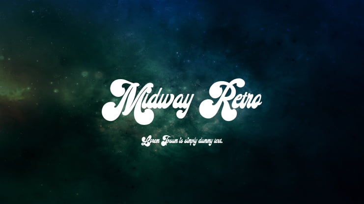 Midway Retro Font