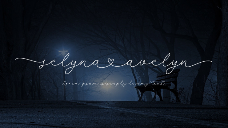 selyna avelyn Font
