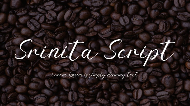 Srinita Script Font