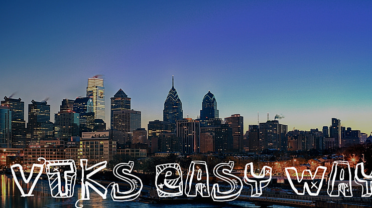 VTKS Easy Way Font
