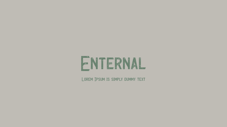 Enternal Font