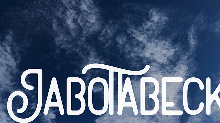 Jabottabeck Font