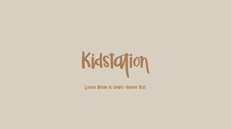 Kidstation Font