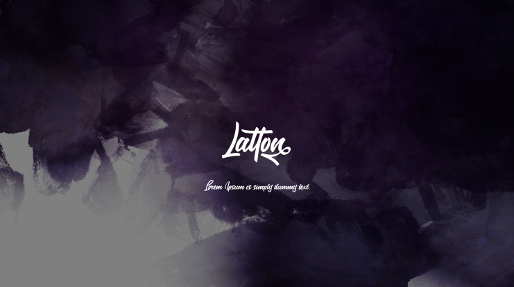 Latton Font