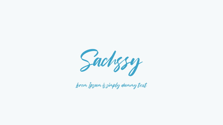 Sachssy Font
